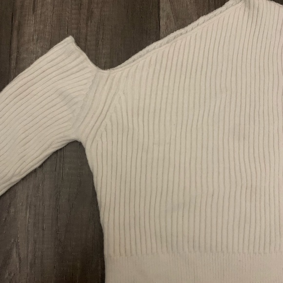 White one shoulder top. - Picture 2 of 4